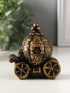 Шкатулка для украшений «Карета золотая», гипс, 11×10×6 см - фото 809266021