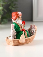 Фигурка гипс «Дед Мазай», 9×11×7 см - фото 58061533