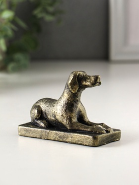 Фигурка гипс «Собачка», 6×8×4 см