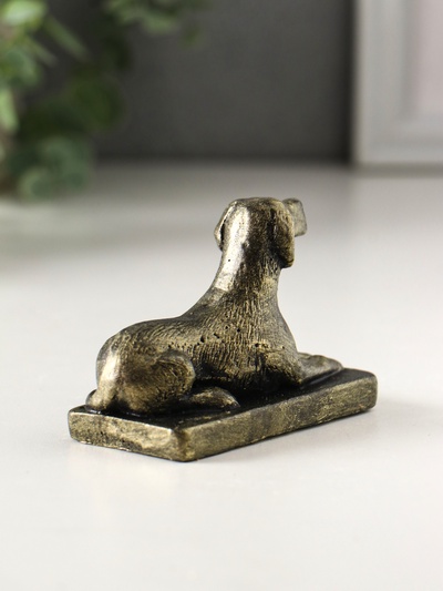 Фигурка гипс «Собачка», 6×8×4 см