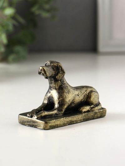 Фигурка гипс «Собачка», 6×8×4 см