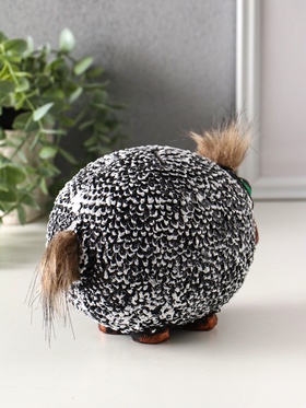 Копилка для денег «Овечка», гипс, 12.5×17.5×12.5 см, серый