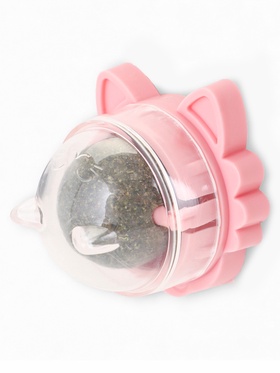 Игрушка для кошек из кошачьей мяты «Киса» на основании, 4.5?6?6 см, розовый (комплект 2 шт)