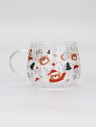 Кружка новогодняя стеклянная «Мишки», 350 мл 10876642 Кружка новогодняя стеклянная «Мишки», 350 мл 10876642