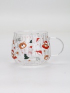 Кружка новогодняя стеклянная «Мишки», 350 мл 10876642 Кружка новогодняя стеклянная «Мишки», 350 мл 10876642
