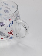 Кружка новогодняя стеклянная «Новогодний паттерн», 350 мл 10876643 Кружка новогодняя стеклянная «Новогодний паттерн», 350 мл 10876643