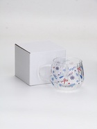 Кружка новогодняя стеклянная «Новогодний паттерн», 350 мл 10876643 Кружка новогодняя стеклянная «Новогодний паттерн», 350 мл 10876643