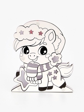 Набор для творчества, новогодний ночник «Лошадка»