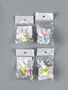 Фигурка полистоун «Белый зайка с яйцом/букетом», 2.2?3?4.2 см, МИКС (комплект 2 шт) - фото 59413034 Фигурка полистоун «Белый зайка с яйцом/букетом», 2.2?3?4.2 см, МИКС (комплект 2 шт) - фото 59413034