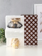 Фигура - подсвечник на 1 свечу «Африканка в косынке с цветами», полистоун под золото, d=8 см, 14×15×27.5 см - Фото 6