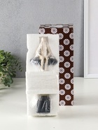 Фигура полистоун «Абстракция. Человек на краю», серый с бежевым, 9.5×6×27 см - фото 59413074