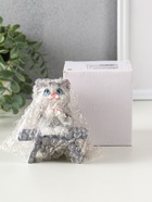 Фигурка полистоун «Котик с книгой за партой», серый, 9×8.5×9.5 см - Фото 5