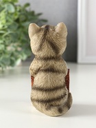 Фигурка с блокнотом 20 листов «Серый котик», полистоун, 6.5×5×11 см - Фото 3