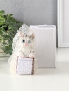 Фигурка с блокнотом 20 листов «Серый котик», полистоун, 6.5×5×11 см - Фото 5