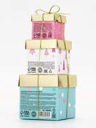 Подарочный набор новогодний, лосьон для тела, соль и бомбочка для ванны, URAL LAB 10882826