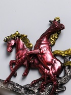 Панно настенное «Две лошади», декор, 22×19×4 см - Фото 3