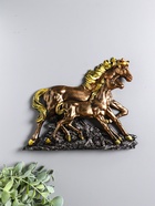 Панно настенное «Лошадь с жеребенком», декор, 21.5×17.5×3.5 см - Фото 2