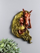 Панно настенное «Девушка с лошадью», декор, 20.5×13.5×4.5 см - Фото 2