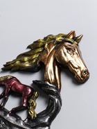 Панно настенное «Лошадь Зорька с жеребенком», декор, 19.5×14×2.5 см - Фото 3