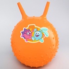 УЦЕНКА Мяч прыгун СМЕШАРИКИ «Друзья» массажный с рожками d=45 см, 350 г, цвета МИКС - Фото 2