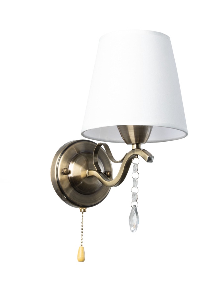 УЦЕНКА Бра «Жаклин» 1×40 Вт E14 бронза 20×15×26 см - Фото 1