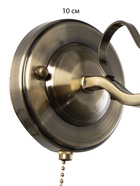 УЦЕНКА Бра «Жаклин» 1×40 Вт E14 бронза 20×15×26 см - Фото 4