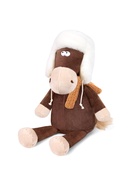 Мягкая игрушка «Конь Василий в ушанке и шарфе», 22 см 10916244