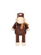 Мягкая игрушка «Конь Василий в ушанке и шарфе», 22 см 10916244