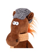 Мягкая игрушка «Конь Эрик в кепке и шарфе», 28 см - Фото 4