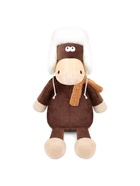 Мягкая игрушка «Конь Василий в ушанке и шарфе», 27 см 10916248