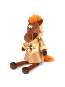 Мягкая игрушка «Конь Эрик в пальто», 28 см