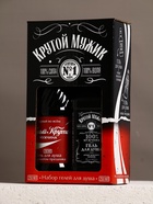 Подарочный набор мужской: гель для душа виски и кола 2 шт х 250 мл, Чистое счастье - фото 59847505