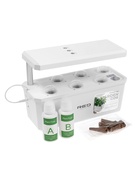 Умный сад RED SOLUTION G06, на 6 растений, 15Вт, 2.5л, до 40см, сенсорное управление,белый - фото 58176714