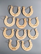 Подкова подвесная, ёлочные игрушки, набор 10 шт., 12×12 см - Фото 2