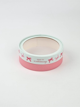 Коробка тубус с окном «Кому-то особенному», 16 х 16 х 5 см