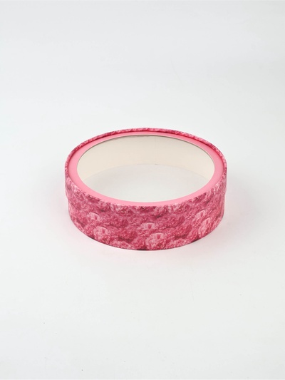 Коробка подарочная тубус с окном «Нежные пионы», 20×20×5 см