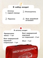 УЦЕНКА Набор автомобилиста «Стандарт» Престиж №3, 5 предметов - Фото 2