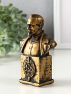 Бюст «Дзержинского Ф.Э.», фигурка гипс, 12×7.5×4.5 см - фото 59413328