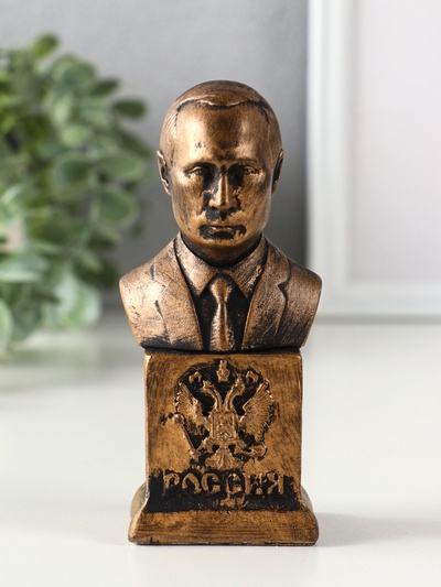 Бюст «Путин В.В.», фигурка гипс, 12×5.5×4.5 см