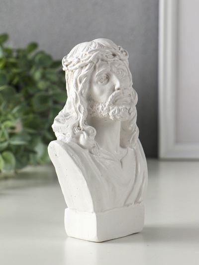 Фигурка гипс «Бюст: Иисус», 14.5×9×6.5 см
