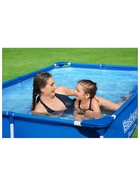 УЦЕНКА Бассейн каркасный Bestway Steel Pro 56401, 221×150×43 см, прямоугольный - Фото 8