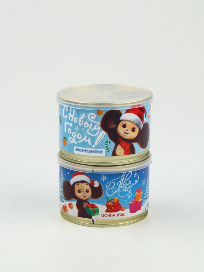 Монпансье в консервной банке «Чебурашка», 2 шт - фото 59413345