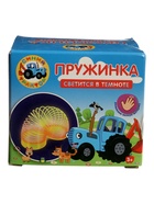 УЦЕНКА Игра пружинка, «Синий трактор» светится в темноте, кор.8.2×7.1×8.2 см - Фото 7