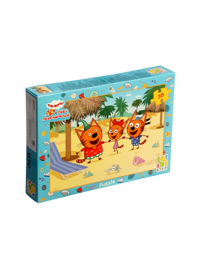 УЦЕНКА Пазл 35 эл. "Три кота" 91446 - Фото 1