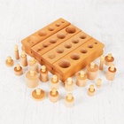 УЦЕНКА Развивающий набор цилиндров "Больше-меньше" - Фото 3