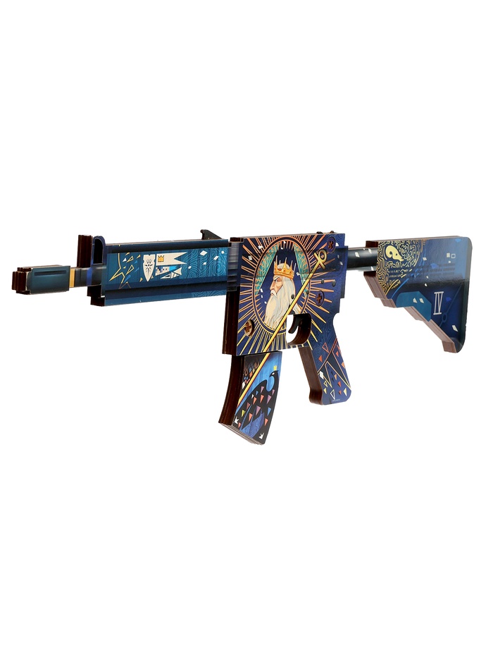 УЦЕНКА Сувенирный деревянный автомат М4 А4 «Император», ВБ, 68 см - Фото 1