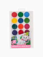 УЦЕНКА Акварель 18 цветов пластик, «Кошечка мари», европодвес - Фото 1