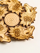 Подставка под горячее «Лошадь в цветах», 11 см, можжевельник 10938567