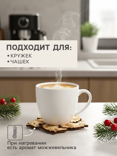 Подставка под горячее «Лошадка», 11 см, можжевельник