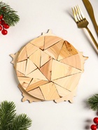 Подставка под горячее «Лошадь в цветах», 20 см, можжевельник 10938572